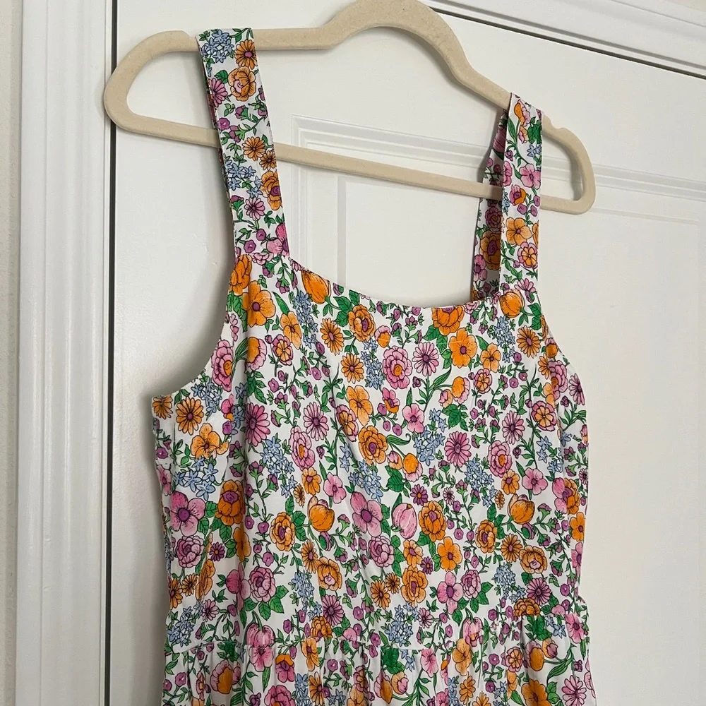 Crown & Ivy Women's Sleeveless Floral Tiered Maxi Dress - Picture 6 of 7